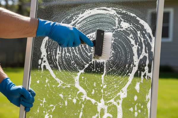 Cleaning the Screens